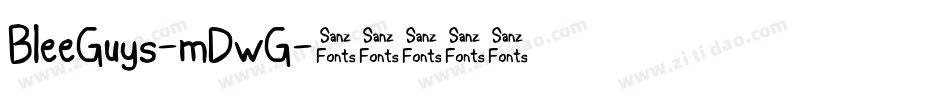 BleeGuys-mDwG字体转换