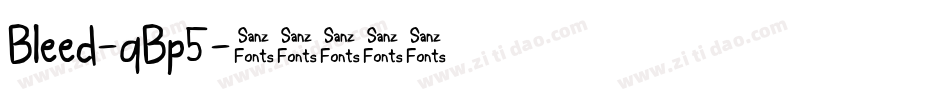 Bleed-qBp5字体转换
