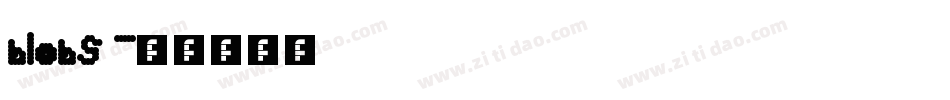 blobs字体转换