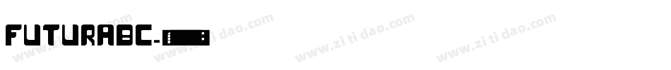 FUTURABC字体转换