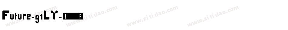 Future-g1LY字体转换