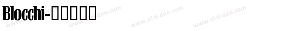 Blocchi字体转换