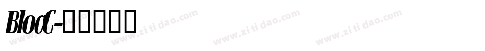 BlocC字体转换