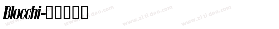 Blocchi字体转换