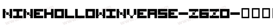 NineHollowInverse-Z6zq字体转换