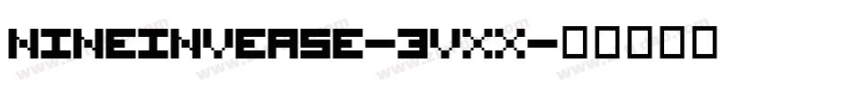NineInverse-3vxX字体转换