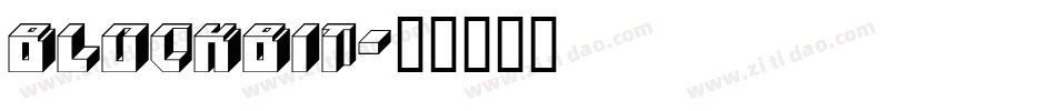 blockbit字体转换