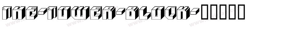 the-tower-block字体转换