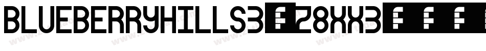 BlueberryHills3-z8Xx3字体转换