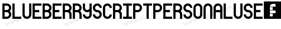 BlueberryScriptPersonalUse-n9YJ字体转换