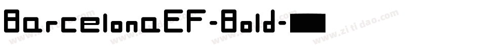 BarcelonaEF-Bold字体转换 BarcelonaEF-Bold字体转换
