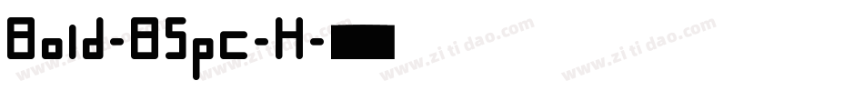 Bold-B5pc-H字体转换