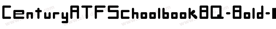 CenturyATFSchoolbookBQ-Bold字体转换