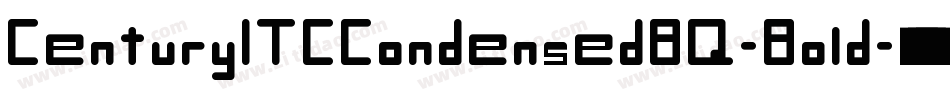 CenturyITCCondensedBQ-Bold字体转换