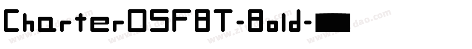 CharterOSFBT-Bold字体转换