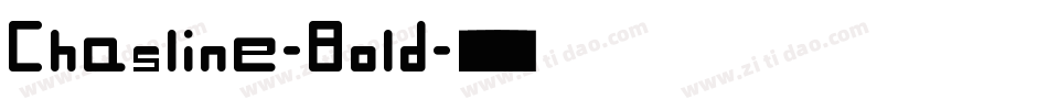 Chasline-Bold字体转换