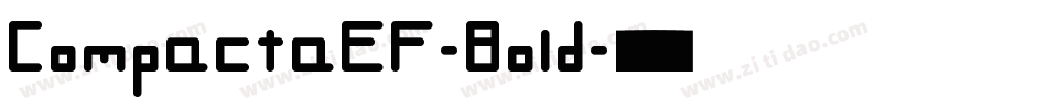 CompactaEF-Bold字体转换