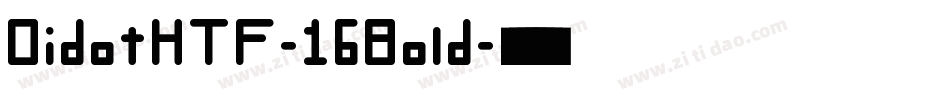 DidotHTF-16Bold字体转换