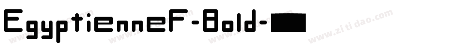EgyptienneF-Bold字体转换