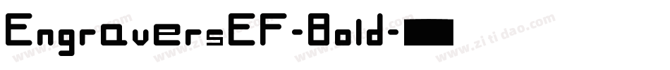 EngraversEF-Bold字体转换