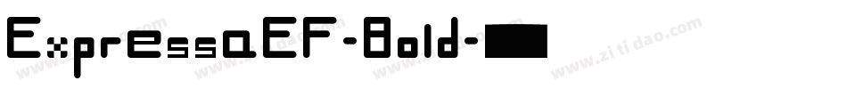ExpressaEF-Bold字体转换