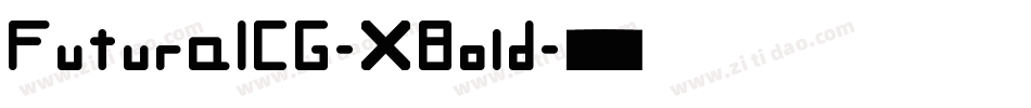 FuturaICG-XBold字体转换