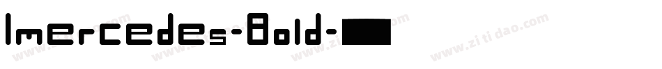 Imercedes-Bold字体转换