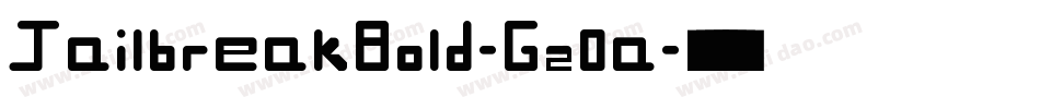 JailbreakBold-Gz0a字体转换