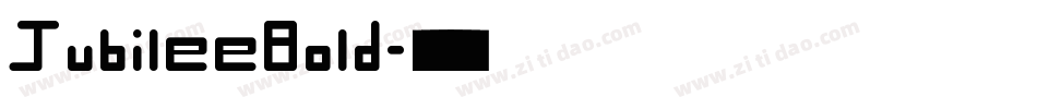 JubileeBold字体转换
