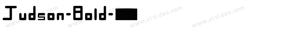 Judson-Bold字体转换