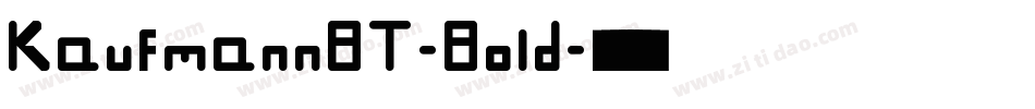 KaufmannBT-Bold字体转换