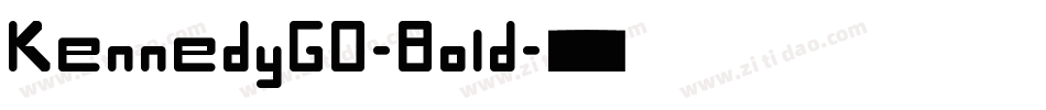 KennedyGD-Bold字体转换