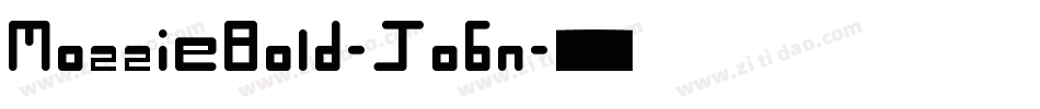 MozzieBold-Jo6n字体转换