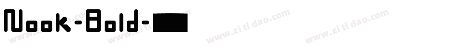 Nook-Bold字体转换