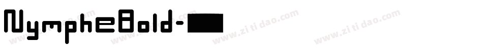 NympheBold字体转换