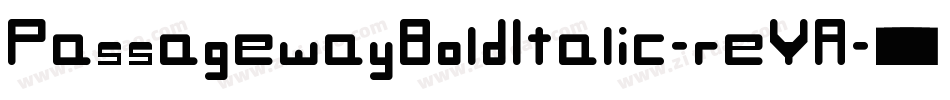 PassagewayBoldItalic-reYA字体转换