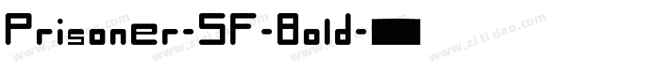Prisoner-SF-Bold字体转换