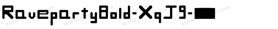 RavepartyBold-XqJ9字体转换