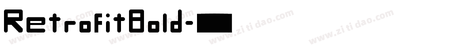 RetrofitBold字体转换