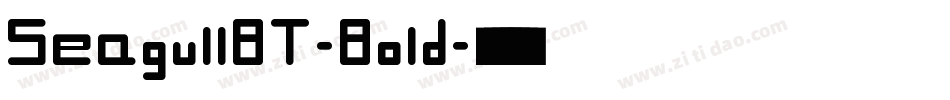 SeagullBT-Bold字体转换
