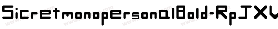 SicretmonopersonalBold-RpJXV字体转换 SicretmonopersonalBold-RpJXV字体转换
