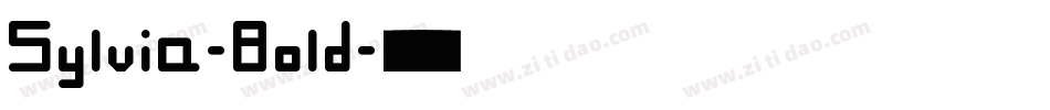 Sylvia-Bold字体转换