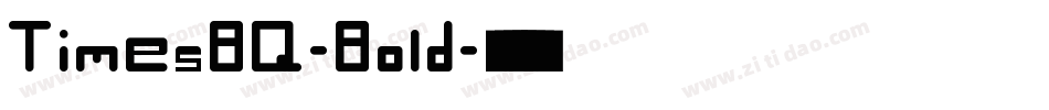 TimesBQ-Bold字体转换