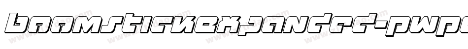 BoomstickExpanded-PwPd字体转换