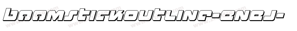 BoomstickOutline-EnEj字体转换