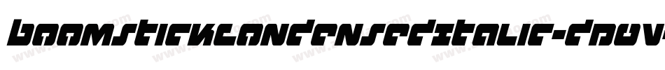 BoomstickCondensedItalic-dD0V字体转换
