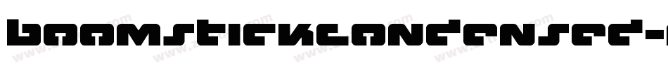 BoomstickCondensed-m9pm字体转换