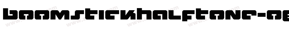 BoomstickHalftone-o804字体转换