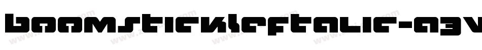 BoomstickLeftalic-a3Vm字体转换