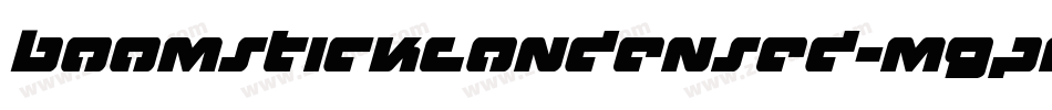 BoomstickCondensed-m9pm字体转换